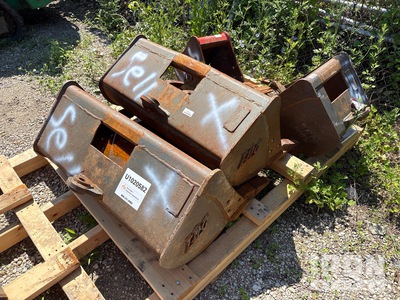 Lot of (4) Excavator Buckets - 12", 18", 36"