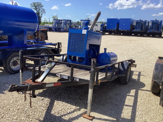 2022 CM Trailers 12 ft S/A Utility Trailer w/ Sutorbilt Rotary Positive Blower