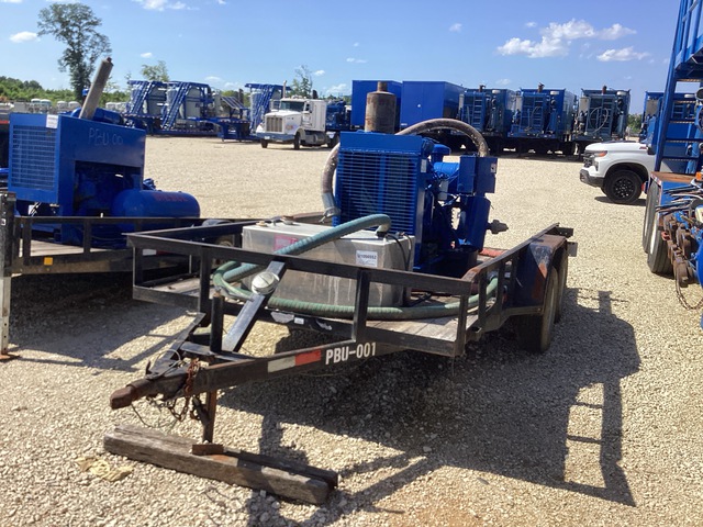 2022 CM Trailers 14 ft T/A Utility Trailer w/ Blower