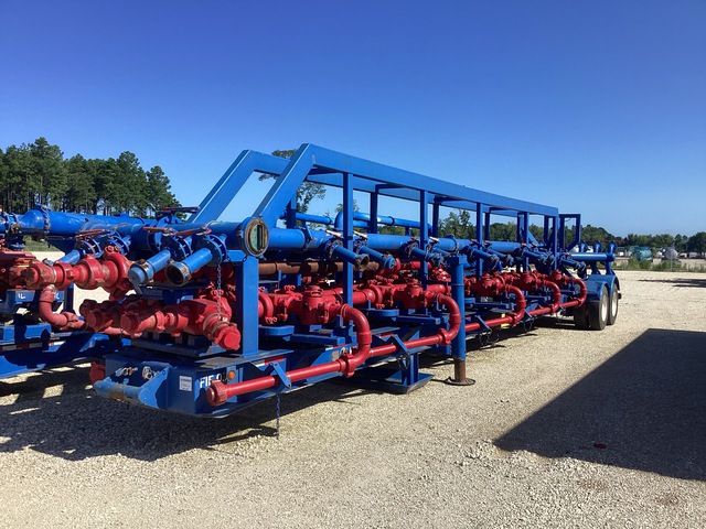 2010 Worley 50000 lb 48 ft x 102 in T/A Frac Manifold Trailer