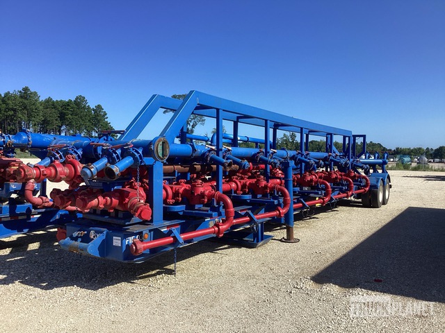 2010 Worley 50000 lb 50 ft x 102 in T/A Manifold Trailer