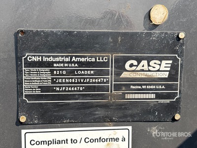 2018 Case 821G Radlader