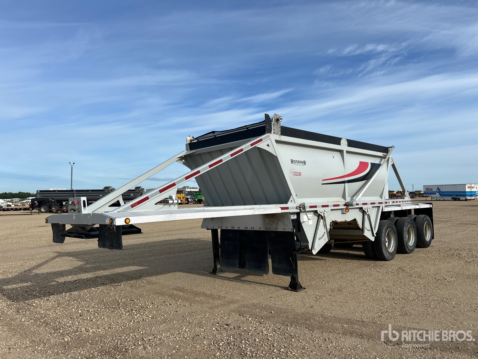 2015 Ridgemar CG338 38 ft Tri/A Belly Dump Trailer