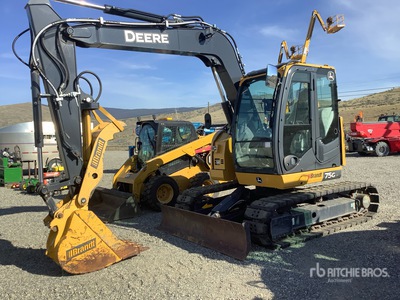2017 John Deere 75G Rupsgraafmachine