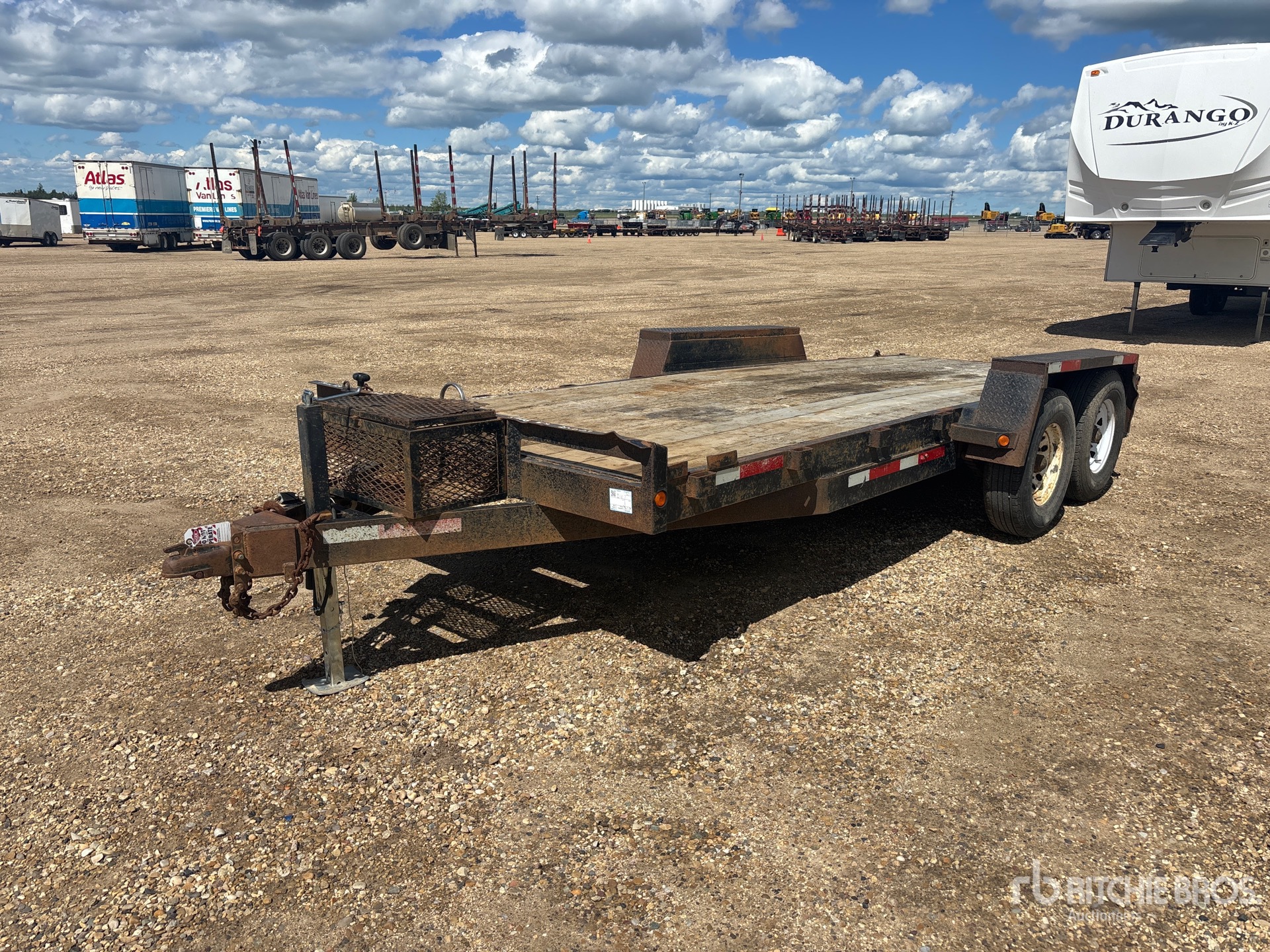 2003 Rainbow 18 ft T/A Equipment Trailer