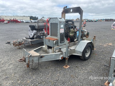 2007 Power Prime DV150C Trailer-Mounted Wasserpumpe