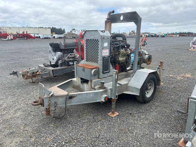 2007 Power Prime DV150C Trailer-Mounted Water Pump