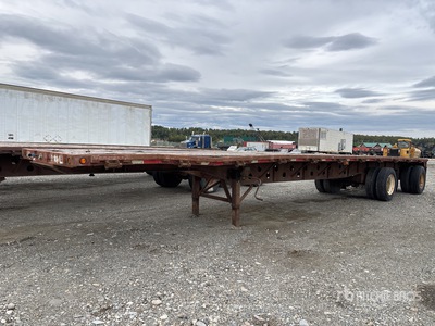 1993 Transcraft 45 ft T/A Spread Axle Flatbed Trailer