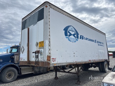 1991 Wabash 28 ft x 102 in S/A Van Trailer