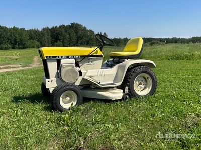 1969 John Deere T0653 Ride-On 112 Original Patio Series Lawn Mower
