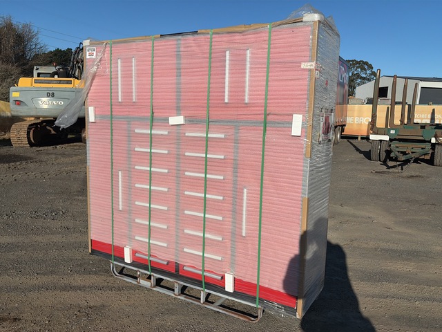 2220 mm 16-Drawer Tool Cabinet (Unused)
