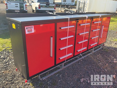 2870 mm 12-Drawer Workbench (Unused)