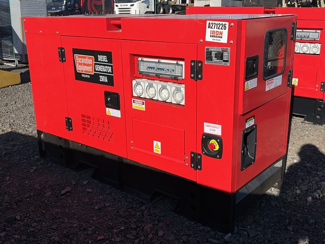2025 EXEQ 25-3 25 kVA Skid-Mounted Generator Set