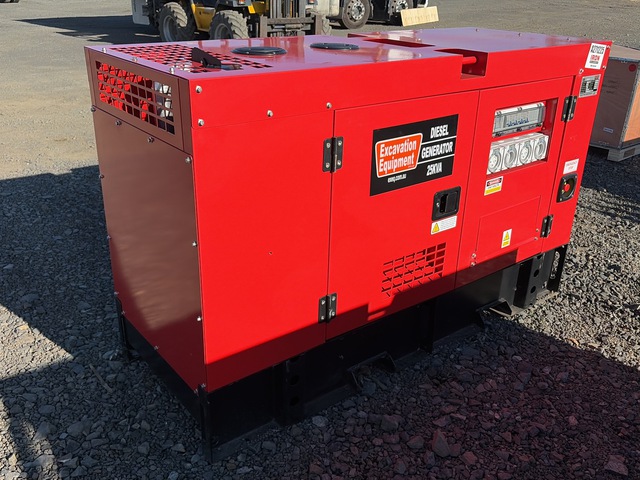 2025 EXEQ 25 kVA Skid-Mounted Generator Set (Unused)