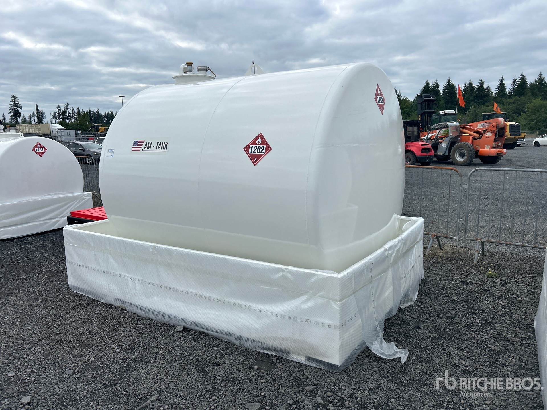 2026 AM Tank 2300 2376 gal Skid Mounted Steel Diesel Fuel Tank (Unused)