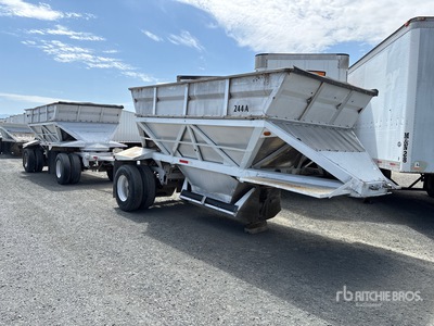 1992 Fruehauf S/A Lead Belly Dump Trailer