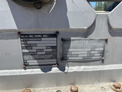 1987 J&L Tank 570 cft Remorque à vrac pneumatique
