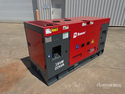 2025 Bauer GFS-16KW 20 kVA Skid-Mounted 16 kW/20 kVA Groupe électrogène (Unused)