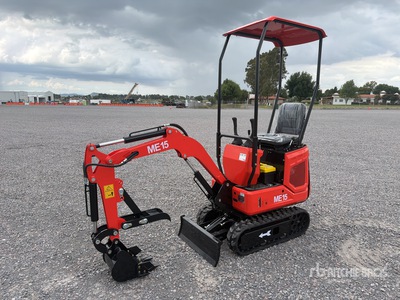 2026 ME15 Miniexcavadora (Sin Usar) / Mini Excavator (Unused)