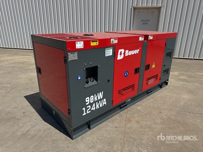 2026 Bauer GFS90KW Skid-Mounted 90 kW/112,5 kVA Groupe électrogène (Unused)