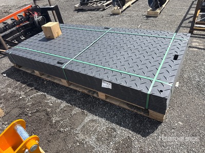 2026 SKLP SK-LJB12 Polyethylene Sheet Ground Protection Mats 8X4 (Unused)