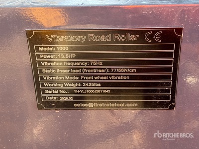 2026 SDLOOL SL1000 Rodillo Tándem (Unused)