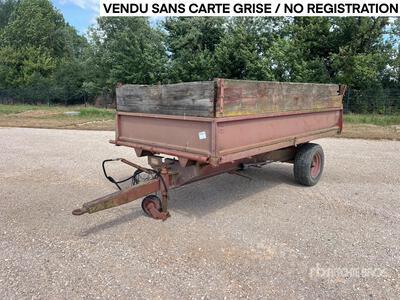 International Harvester France F12/43 S/A Remorque Agricole Grain Trailer
