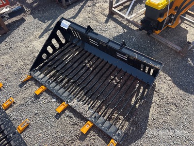 2026 GIYI GY-RB44 43 in Mini Rock Skid Steer Bucket (Unused)