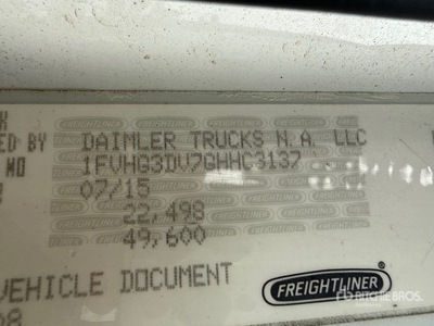 2016 Freightliner 114SD 6x4 Sleeper Car Carrier Truck