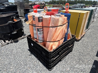 Quantity of Debris Netting and Orange Cones
