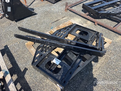 2026 GIYI GY-DHC 59 in Mini Skid Steer Forks (Unused)
