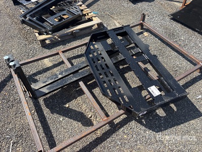 2026 GIYI GY-DHC 59 in Mini Skid Steer Forks (Unused)