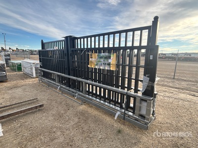 Quantity of (3) 2026 Suihe NFG-20FC-3 20 ft Farm Metal Driveway Gate (Unused)