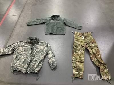 (50) Cold Weather Jackets, (22) Wet Weather Jackets & Assorted Items