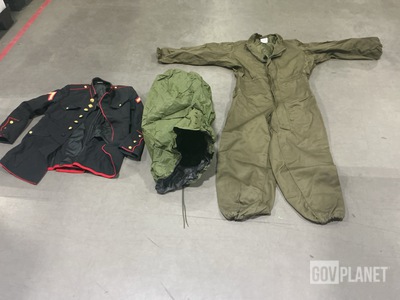 (24) Clothing Bags, (4) Men's Coats & Assorted Items