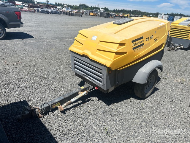 2014 Atlas Copco XAS185CDPE 185 cfm Mobile Air Compressor