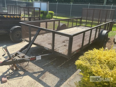 2014 Red Hot 16 ft S/A Utility Trailer