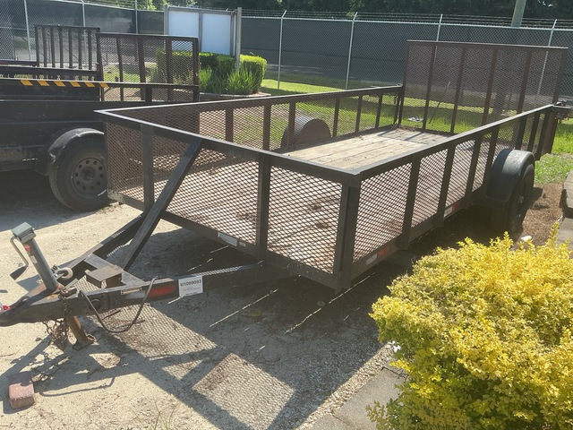 2014 Red Hot 16 ft S/A Utility Trailer