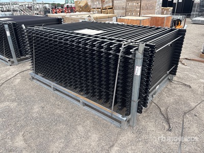 Quantity of (32) 2026 SUNTOP S0608-32 8 ft x 6 ft Powder Coated Wrought Iron Fencing (Unused)