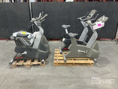 (4) Assorted Life Fitness Exercise Bikes