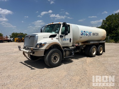 2023 International HV607 4000 gal 6x4 Water Truck