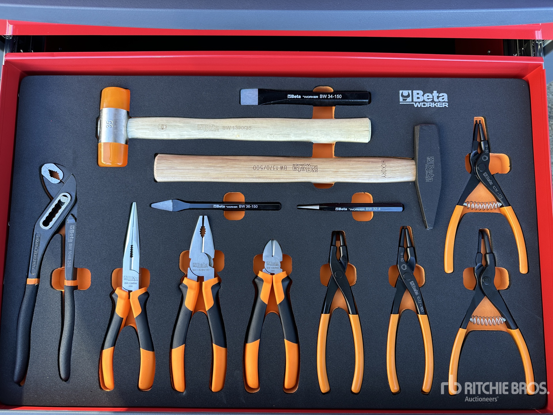 BETA RSC24/7-R Red Grey Big Professional Tool Cabinet (Unused)