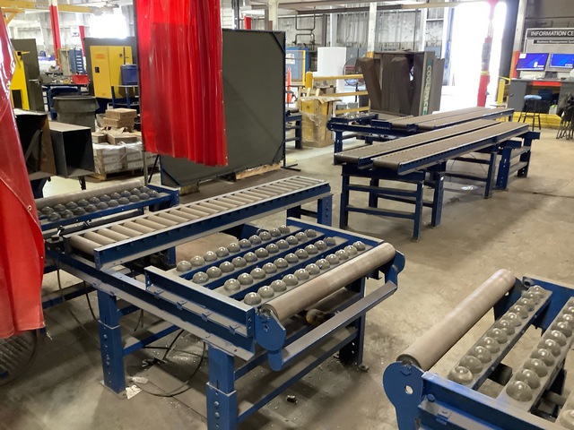 Versa Ball Transfer Conveyor w/ Roller Conveyor
