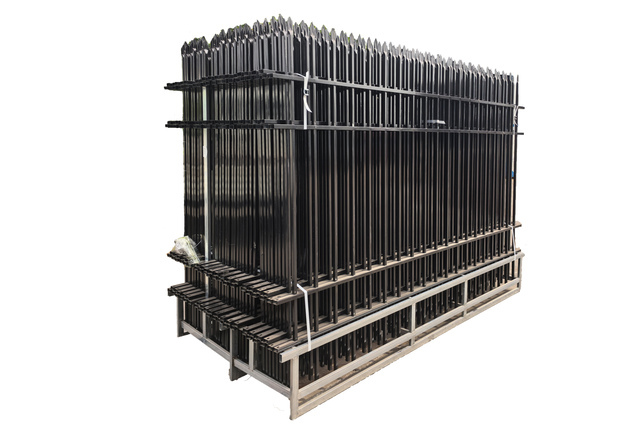Quantity of (33) 2026 Skyway SFS33-330TF 10 ft x 7 ft Wrought Iron Site Fence (Unused)
