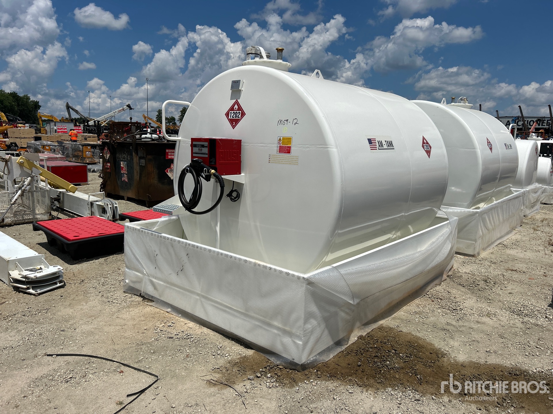 2026 AM Tank 2300 gal Skid Mounted Steel Diesel Tank (Unused)