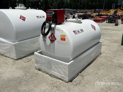 2026 AM Tank 500 gal Skid Mounted Steel Diesel Fuel Tank (Unused)