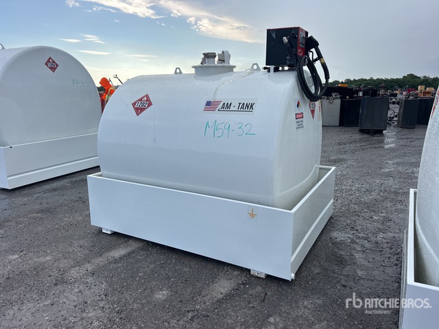 2026 AM Tank AM-TANK 1000 DIESEL 1050 gal Skid Mounted Steel Diesel Tank (Unused)