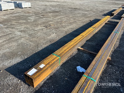 Quantity of (9) 2025 Kit Containers STEEL 3in x 3in Pipe