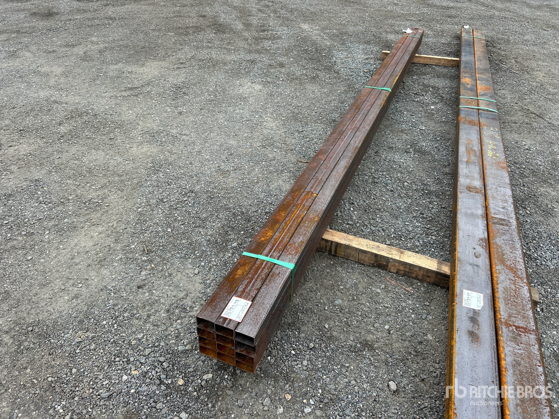 Quantity of (12) 2025 Kit Containers STEEL 2 in x 3 in x 227 in Pipe