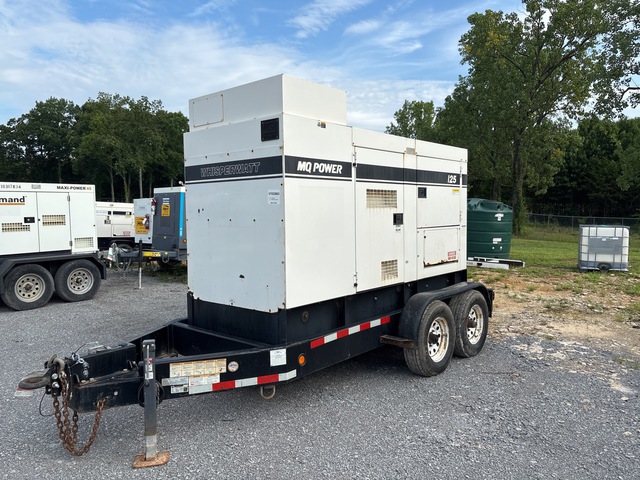 2018 Multiquip DCA-125SSIU4F 125 kVA Mobile Generator Set on 2015 T/A Trailer